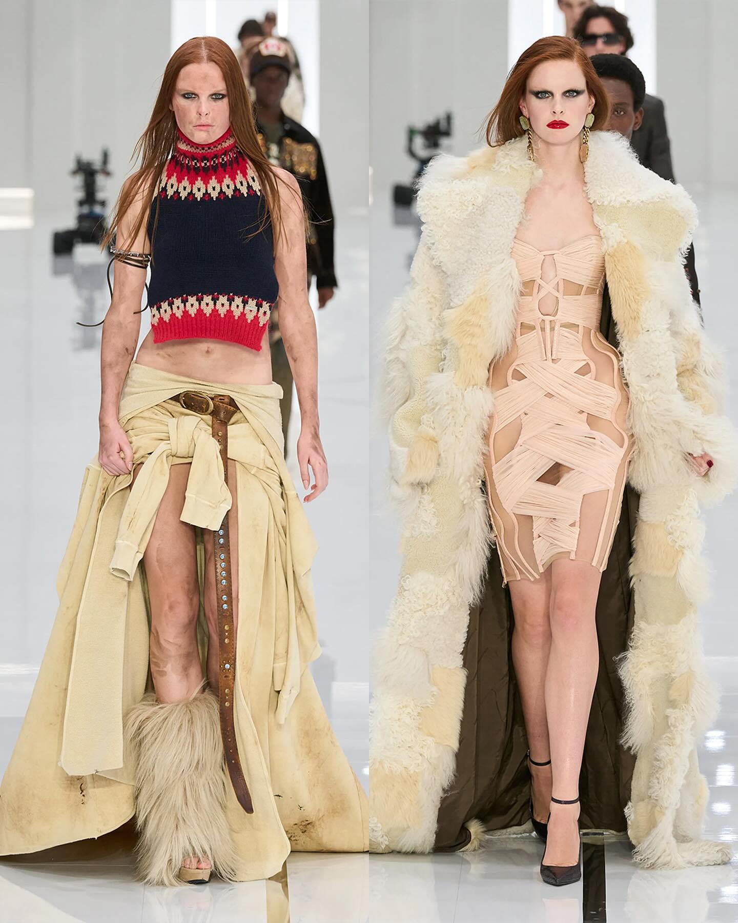 디스퀘어드2, 쌍둥이 컨셉의 24FW 런웨이로 밀라노를 사로잡다 — Look 3