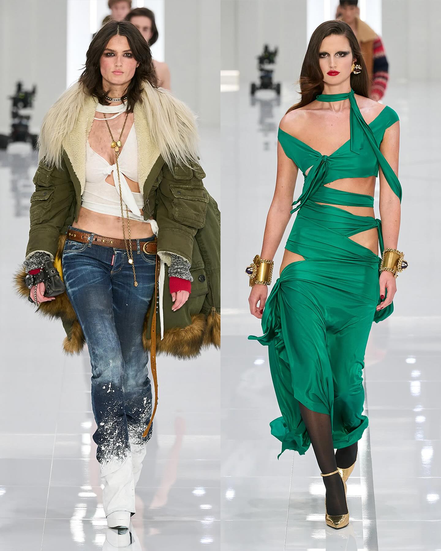 디스퀘어드2, 쌍둥이 컨셉의 24FW 런웨이로 밀라노를 사로잡다 — Look 4