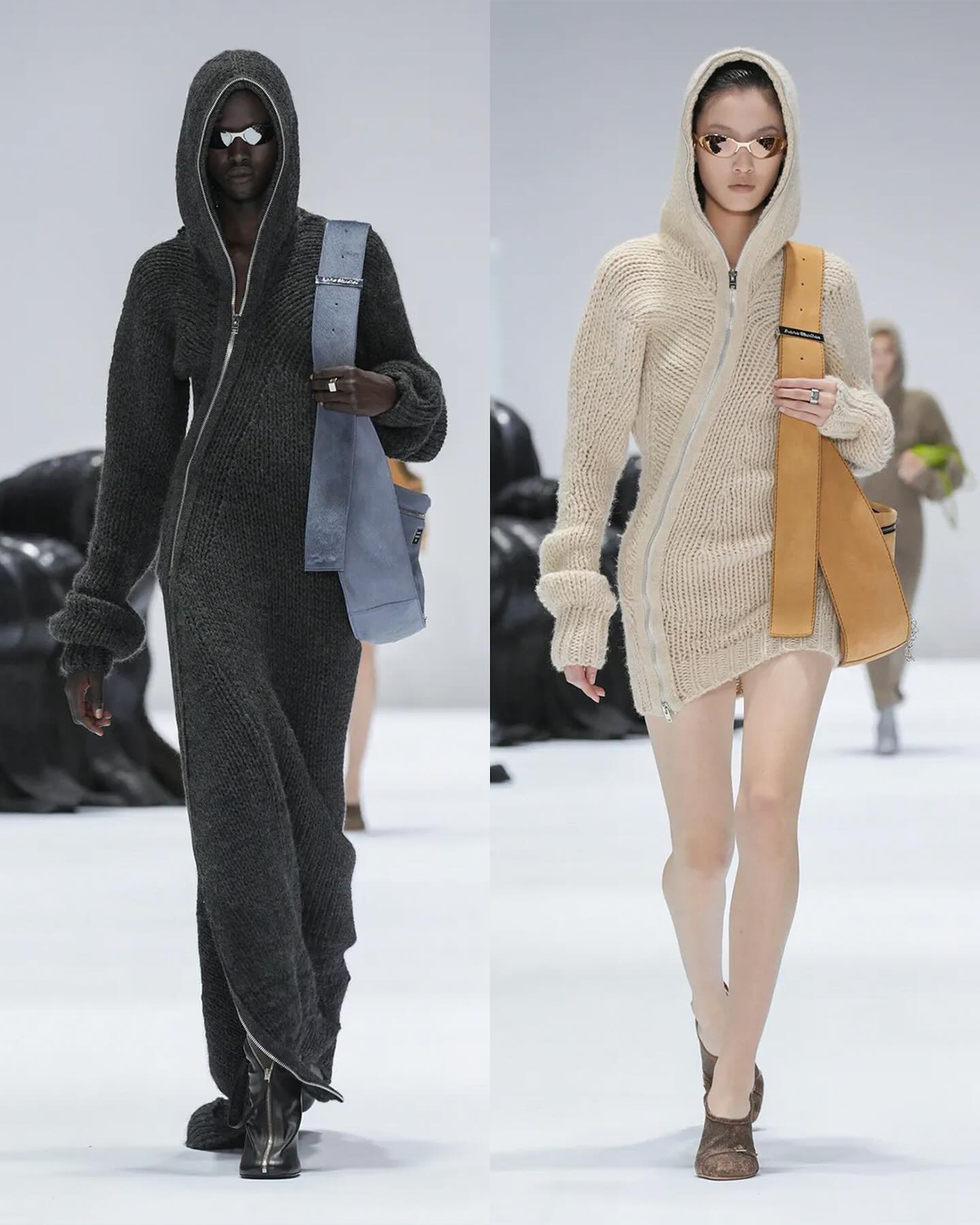 아크네 스튜디오 FW24, 예상을 뛰어넘는 실험 — Look 3