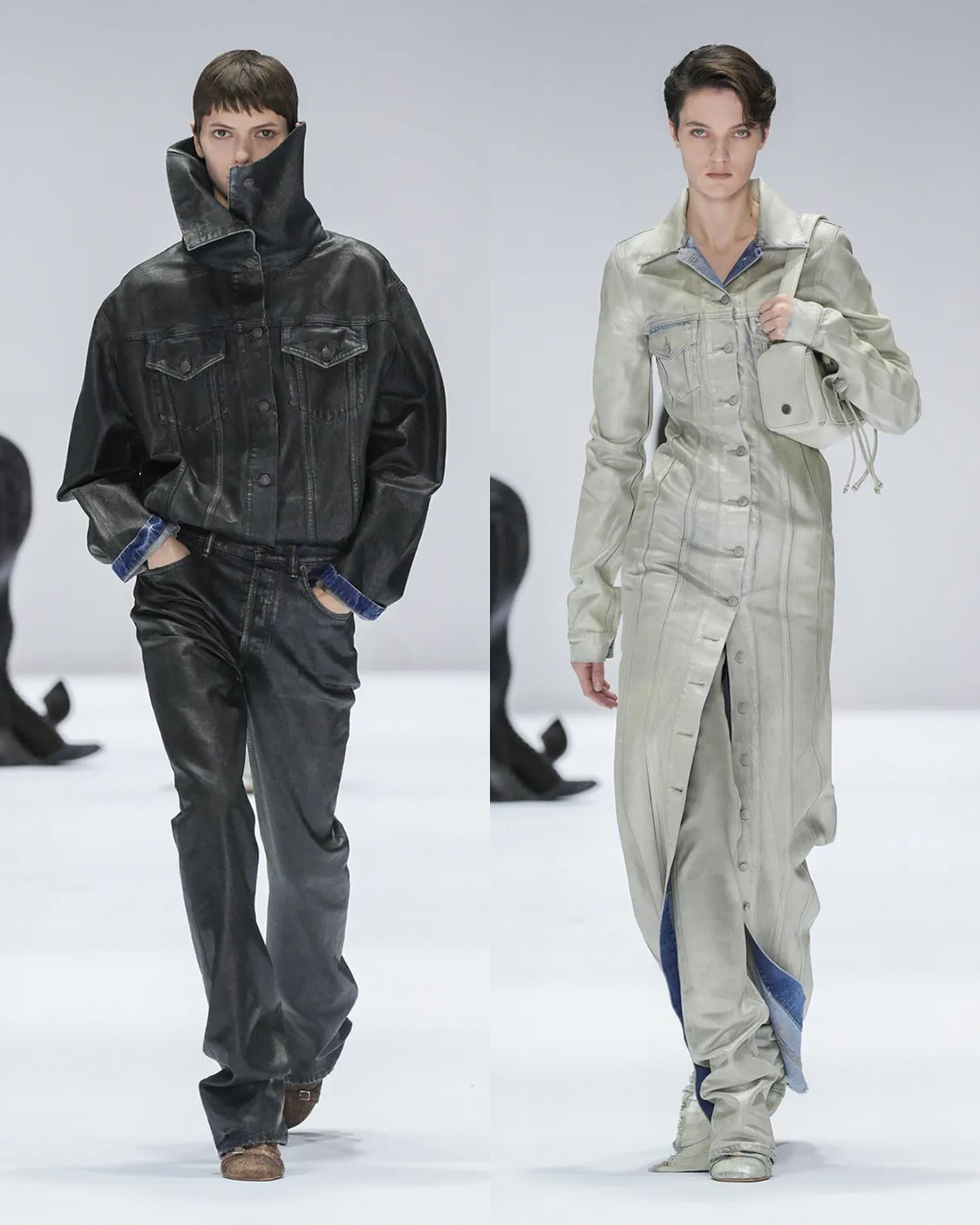 아크네 스튜디오 FW24, 예상을 뛰어넘는 실험 — Look 4