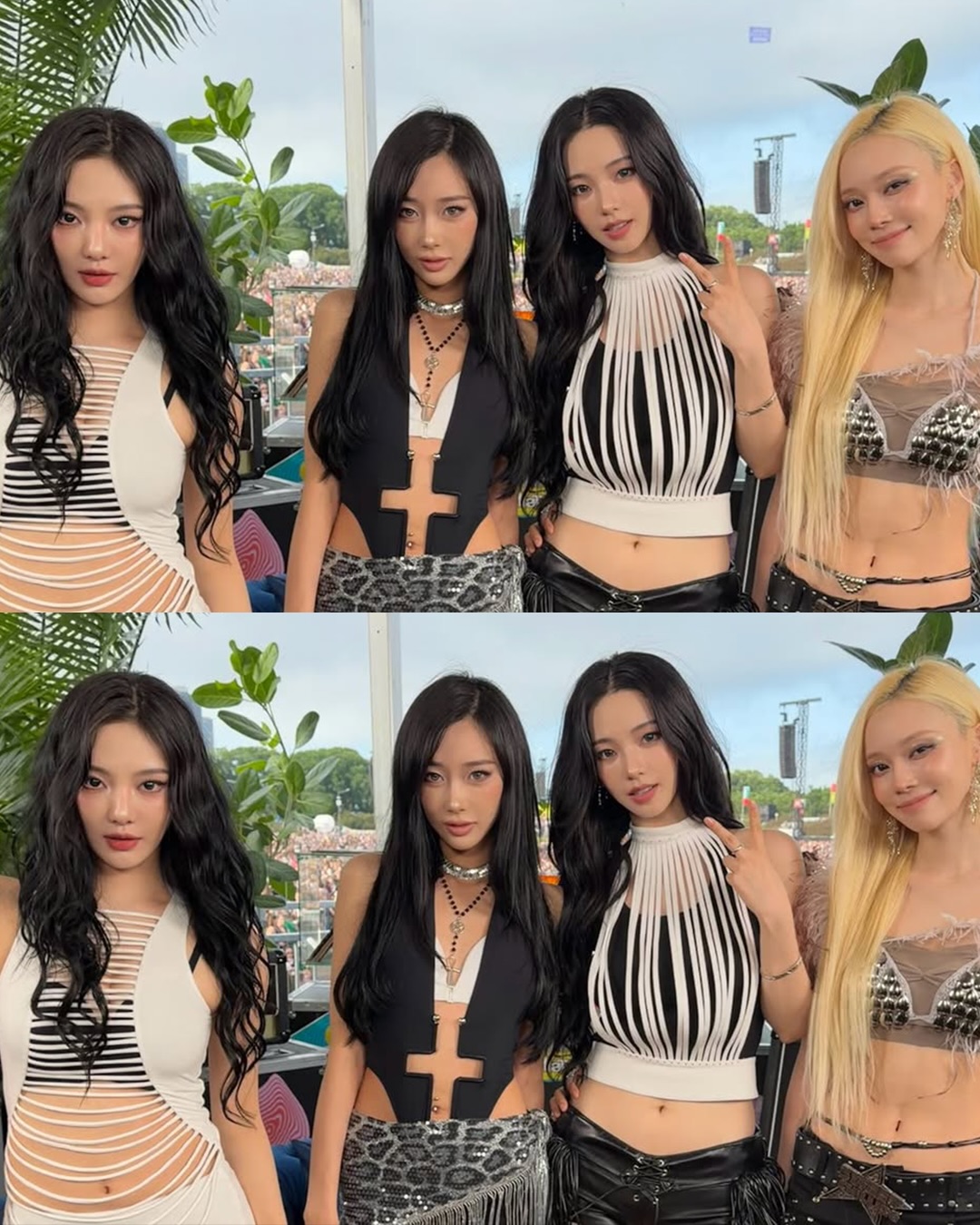 에스파, 롤라팔루자 시카고 무대 접수 — Look 2