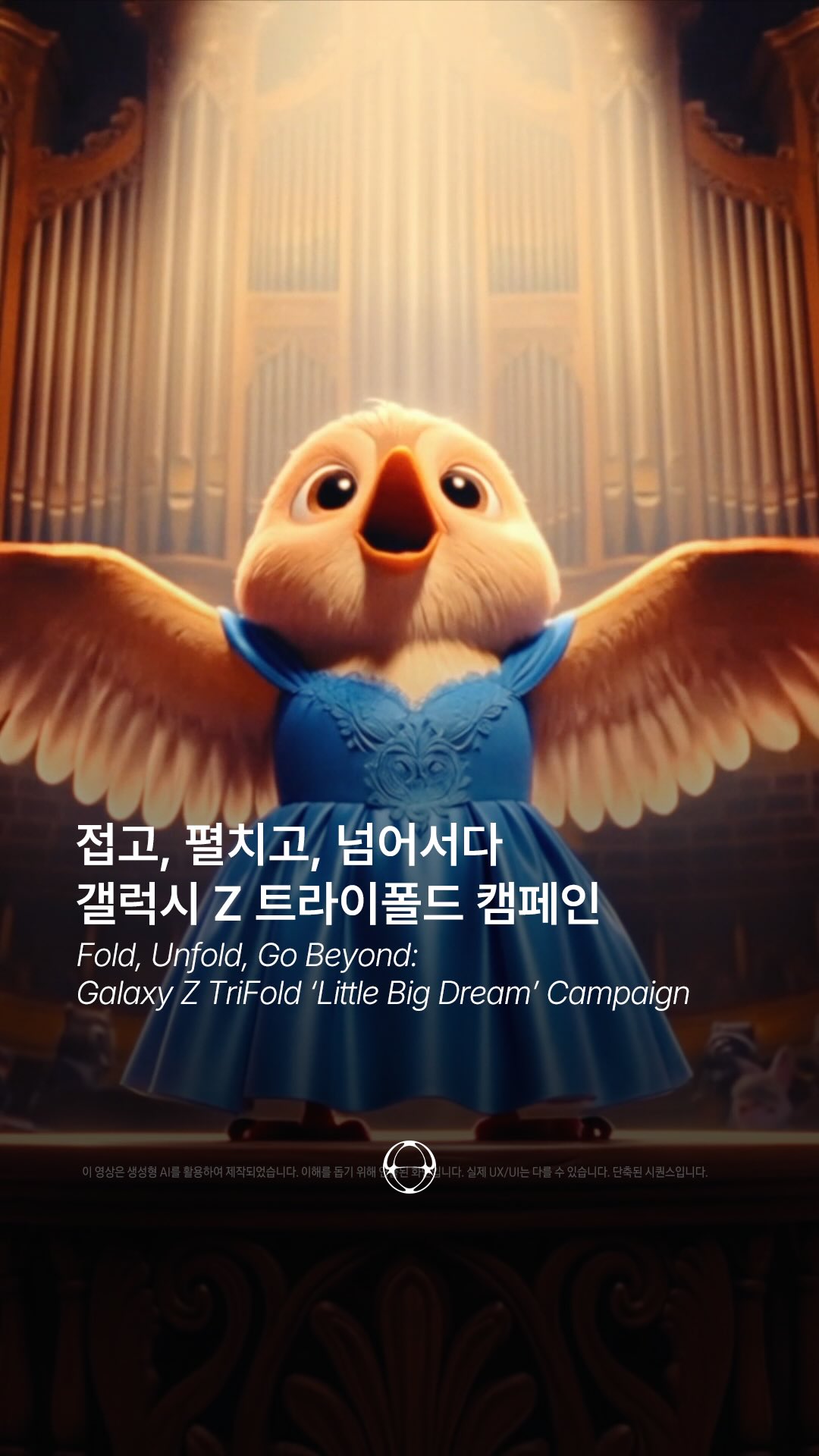 삼성, AI 애니메이션으로 펼친 갤럭시 Z 트라이폴드 세계관 — Cover