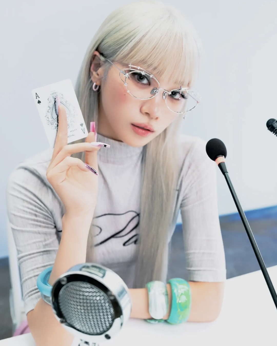 기자회견장에 선 르세라핌, 도대체 무슨 일 — lesserafim, Look 5