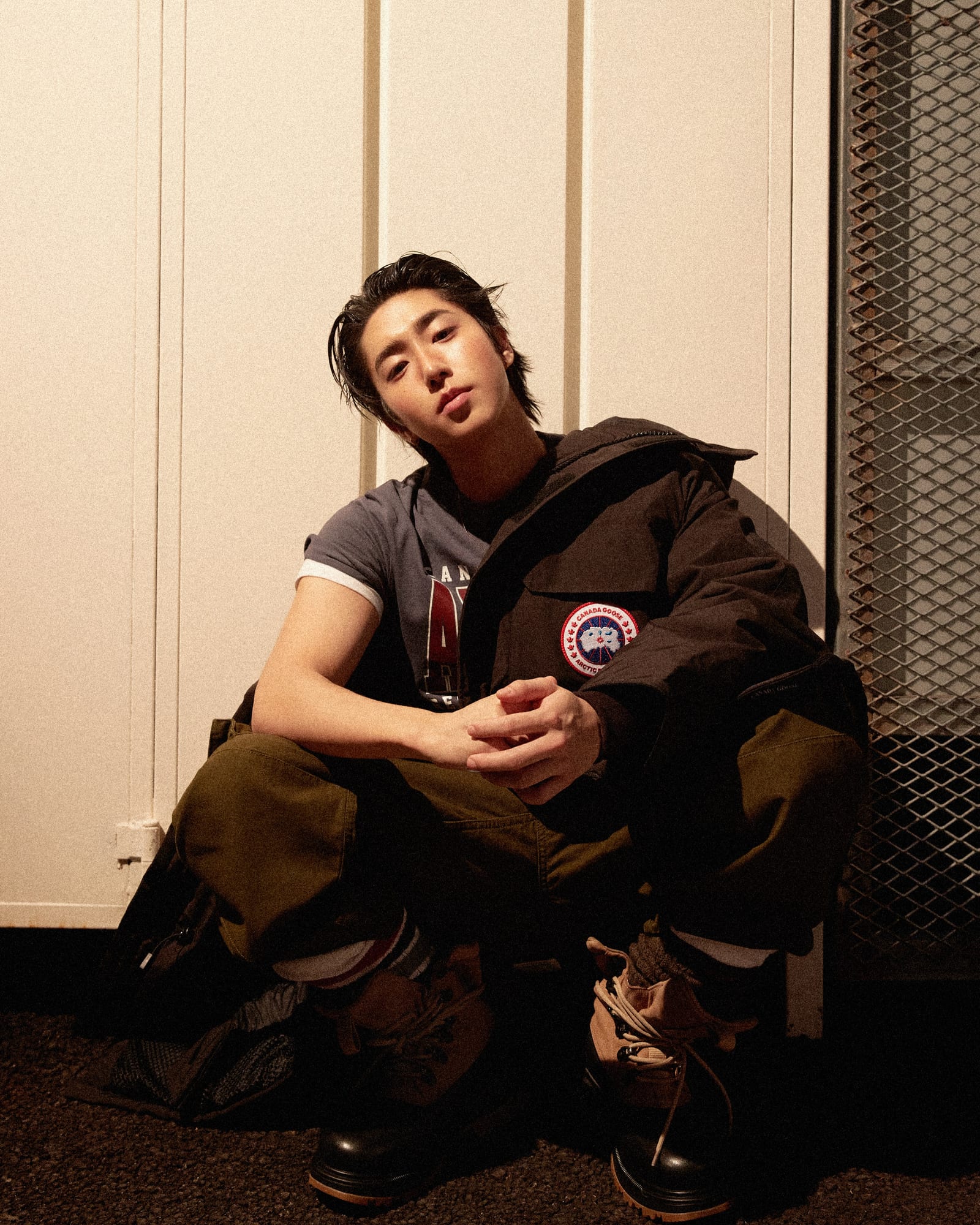 추운 겨울에도 한의 스타일은 멈추지 않아 — stray kids, Look 7