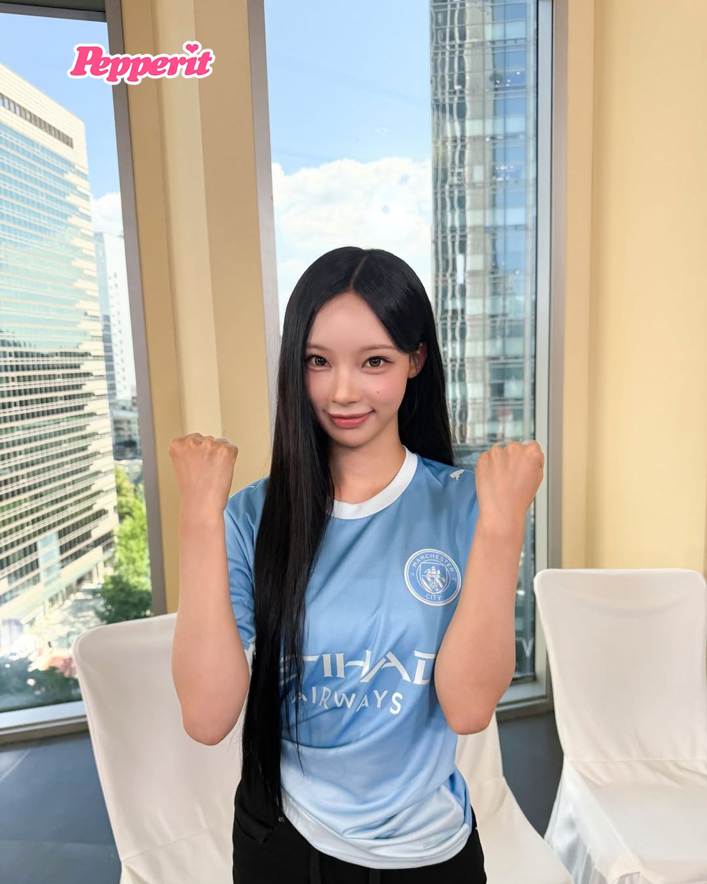 리센느, 맨시티 선수들과 5대4 축구 붙었다