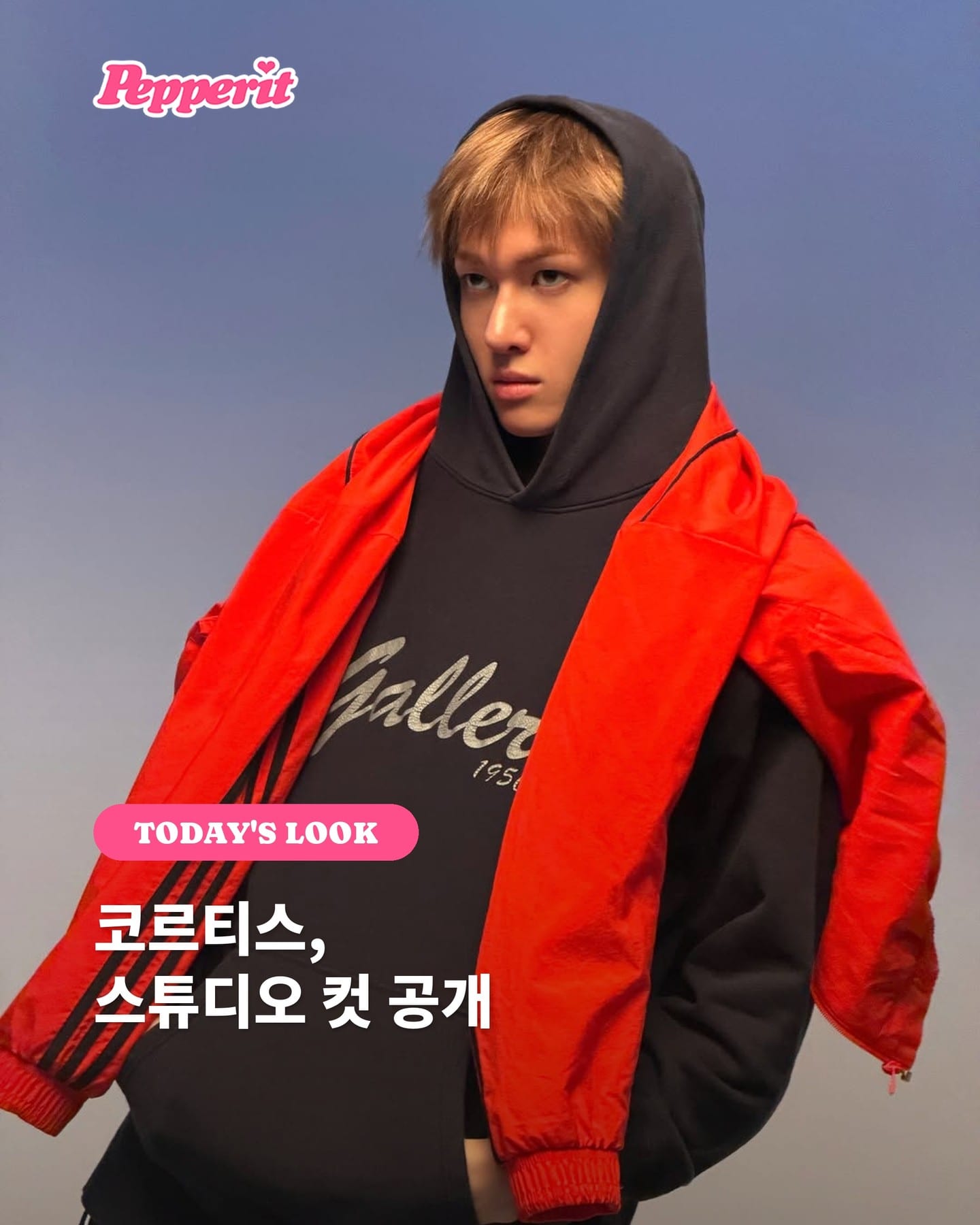 코르티스, 레드 재킷 입고 찍은 스튜디오 컷 공개
