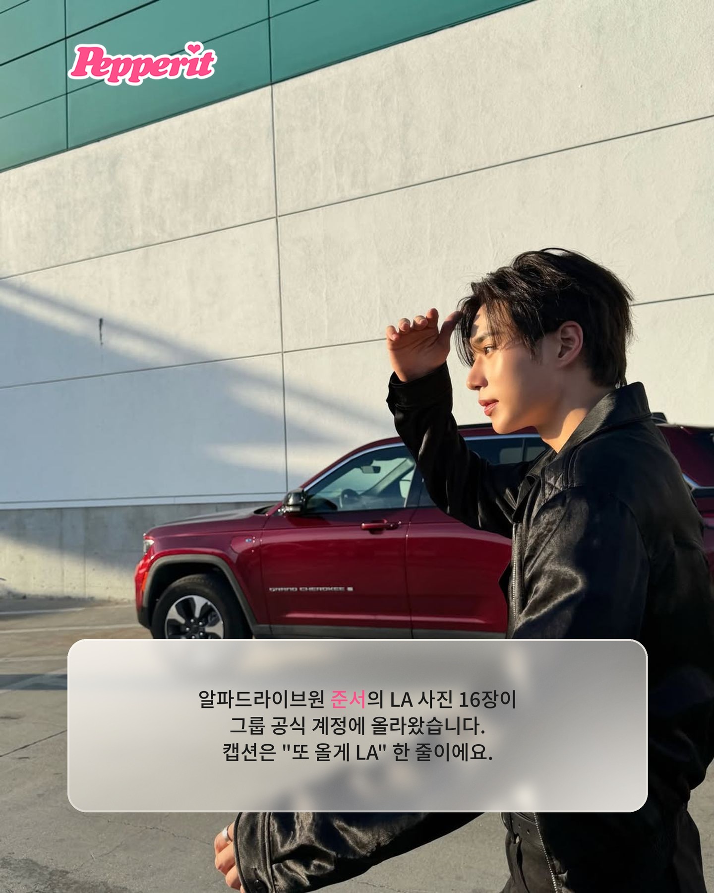 준서가 LA에서 남기고 간 사진 16장