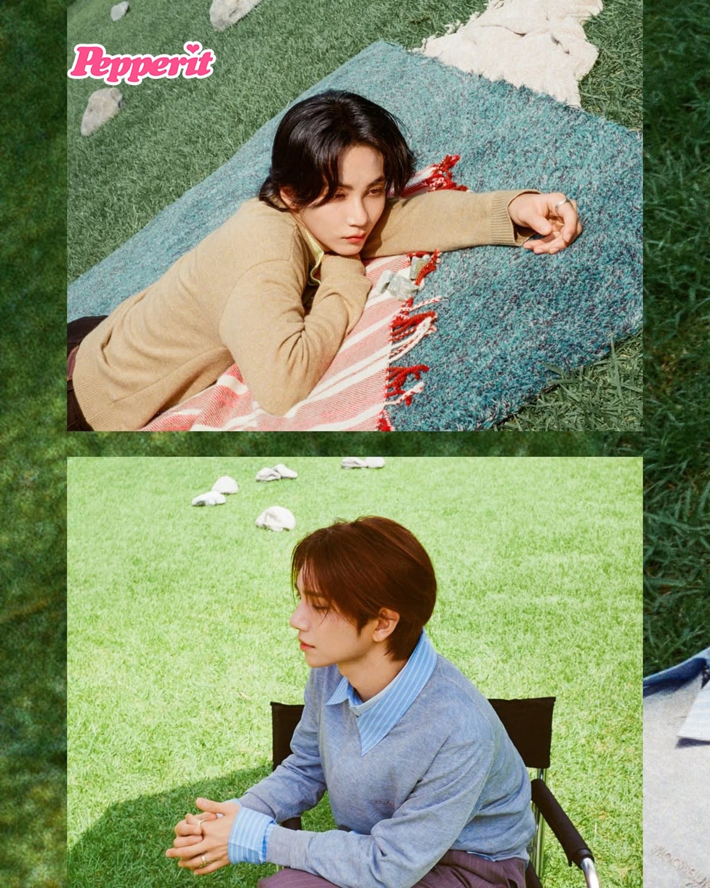 정한X조슈아, 풀밭 위 콘셉트 포토 공개