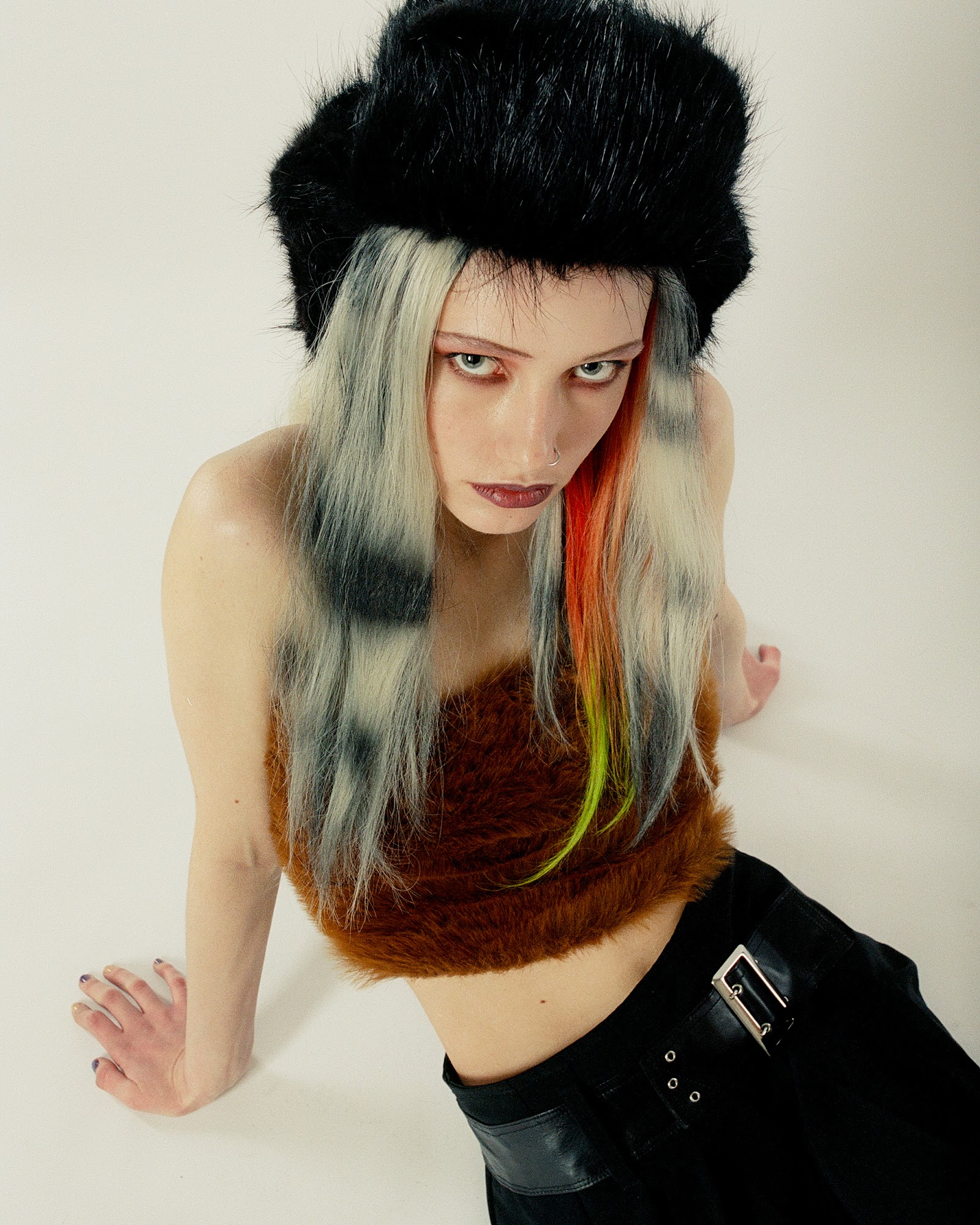 FAUX FUR BABY GIRLS — Look 1