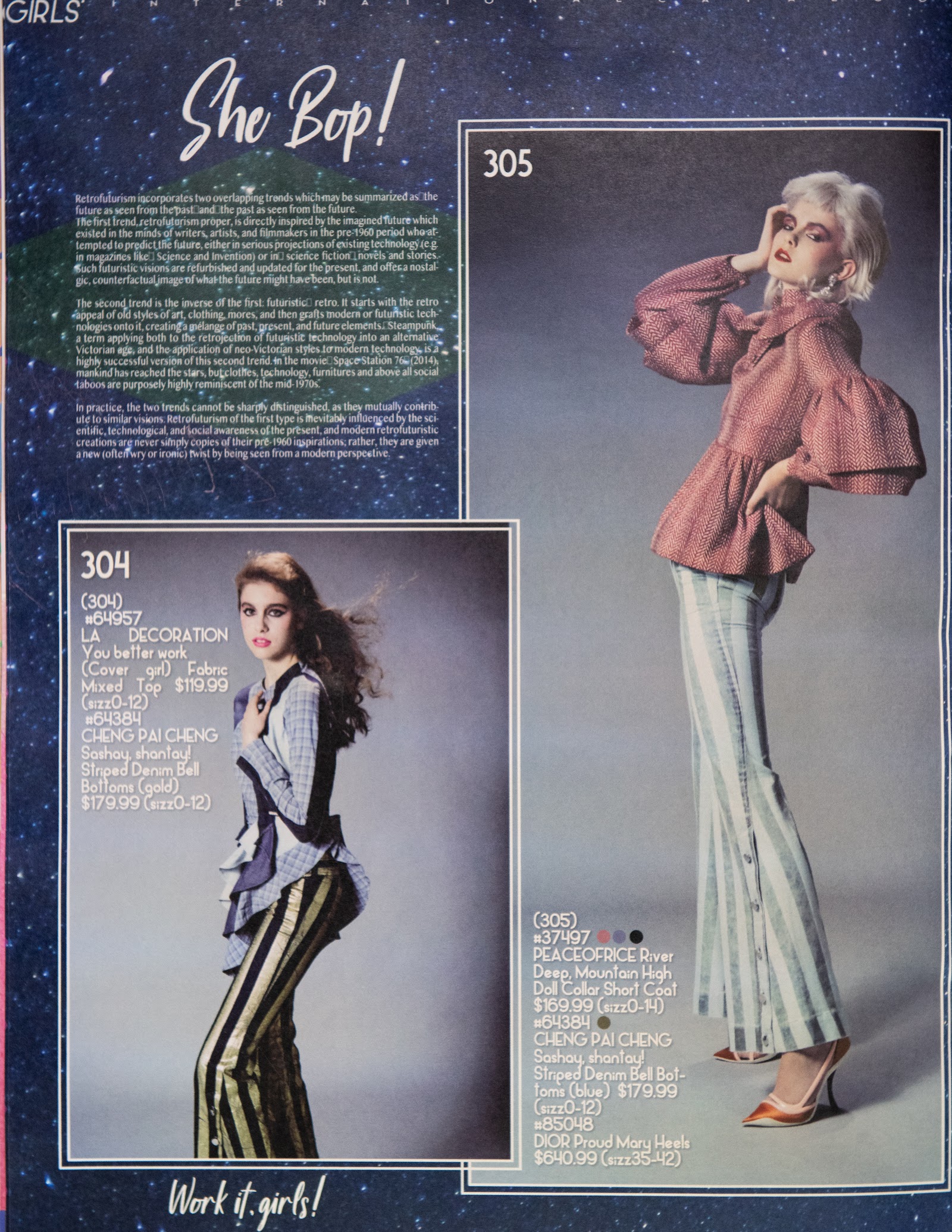 THE CATALOGUE GIRLS — Look 10