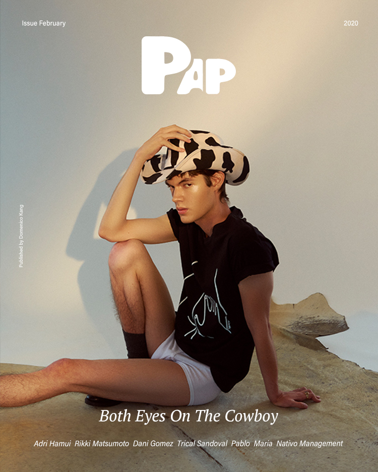 BOTH EYES ON THE COWBOY — Cover