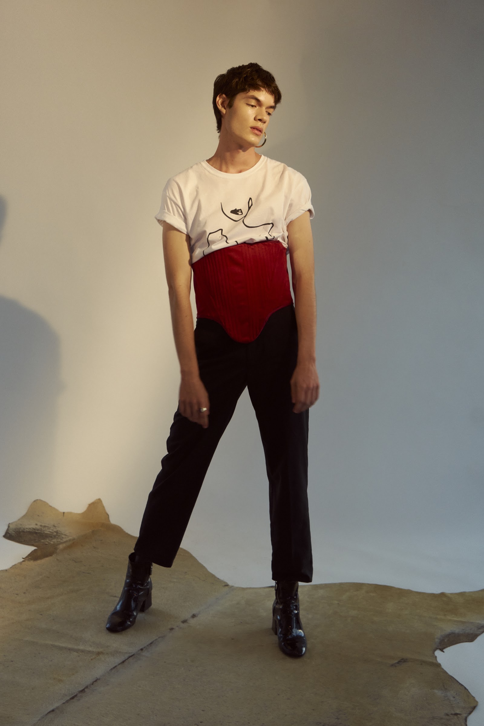 BOTH EYES ON THE COWBOY — Look 7