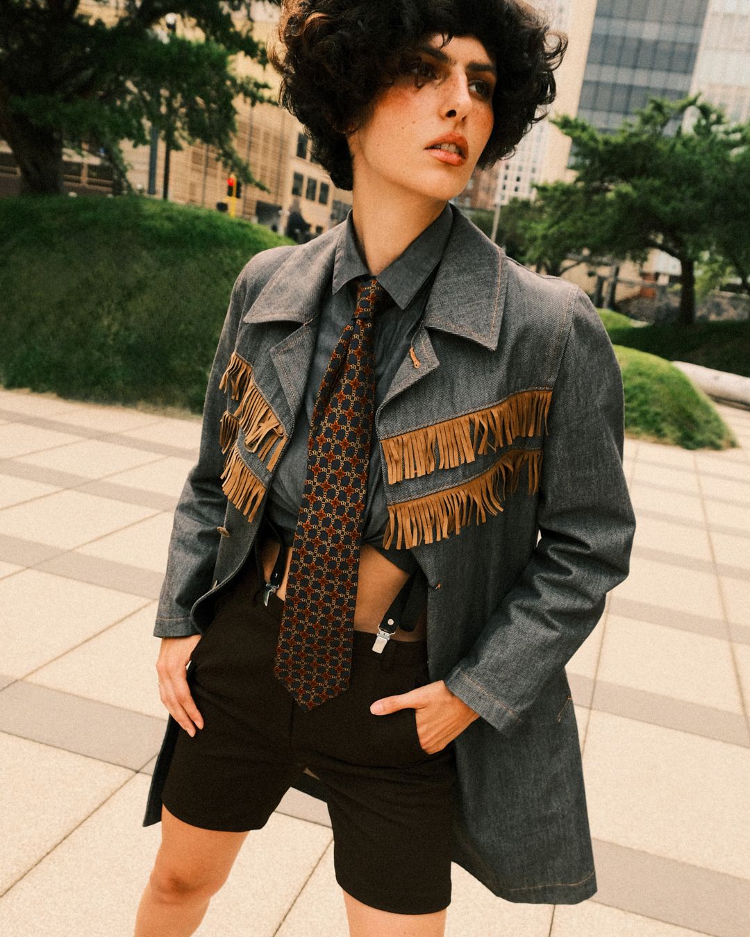 I’m Late for Work — Look 16