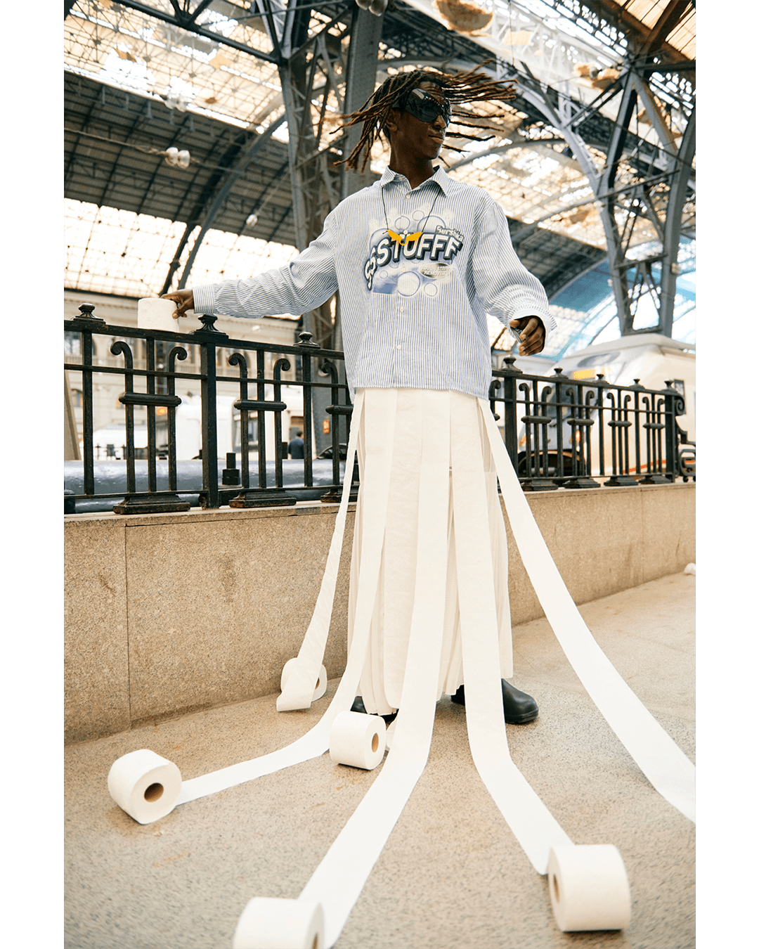 No time to shower — Look 3