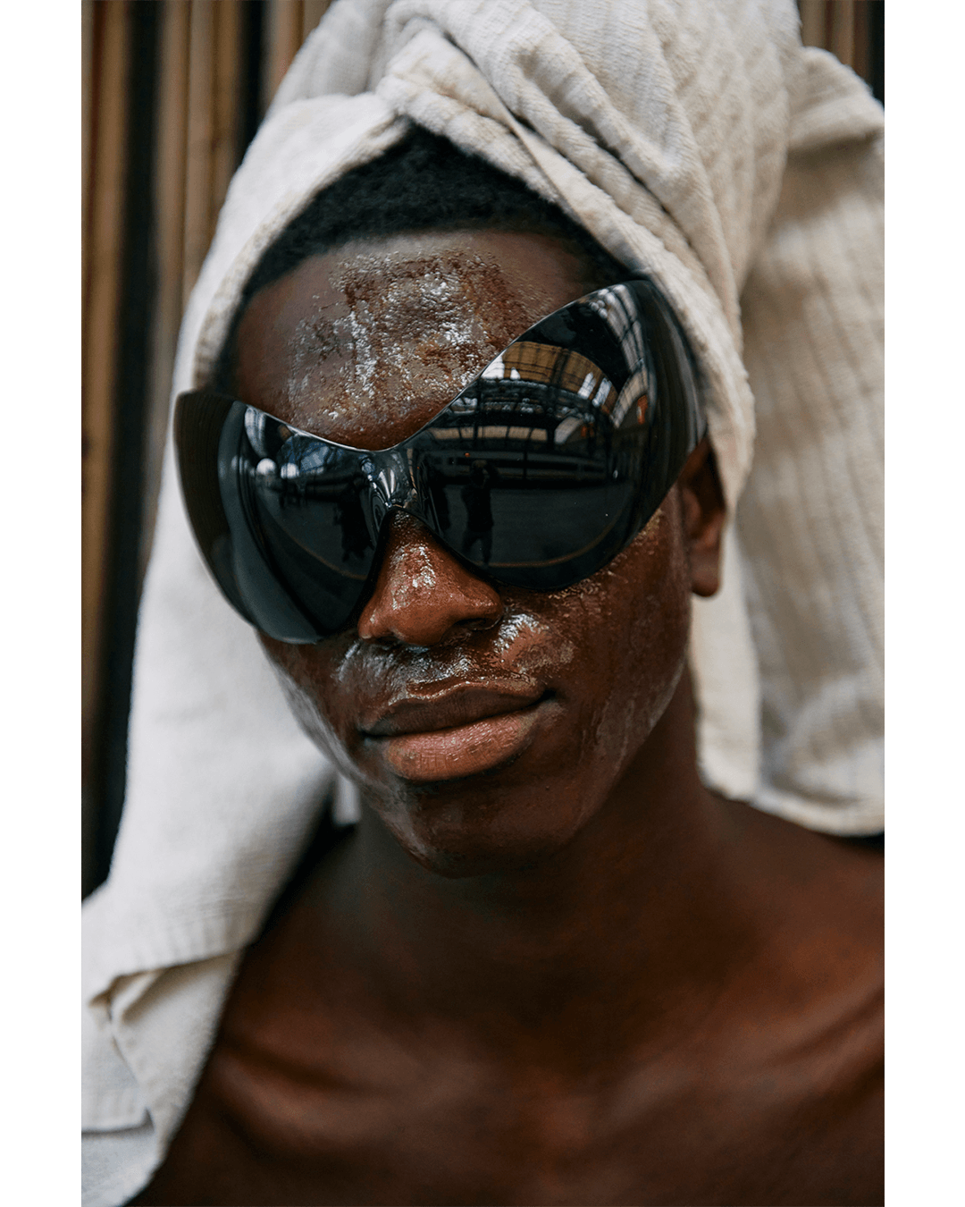No time to shower — Look 7