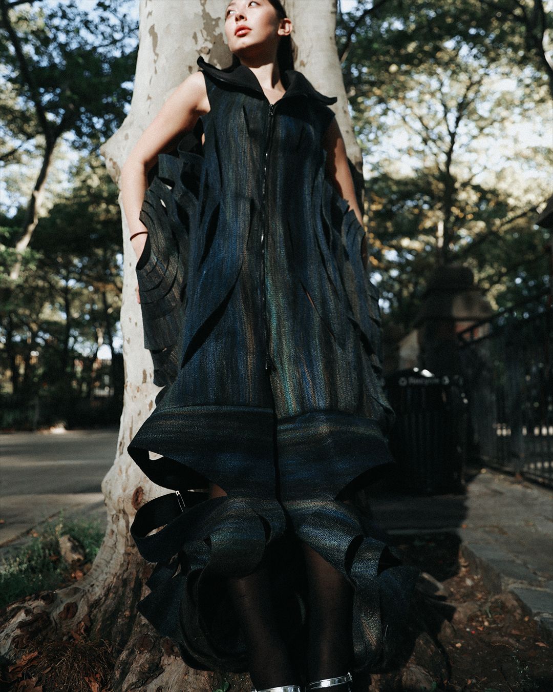 Linear Blue — Look 2