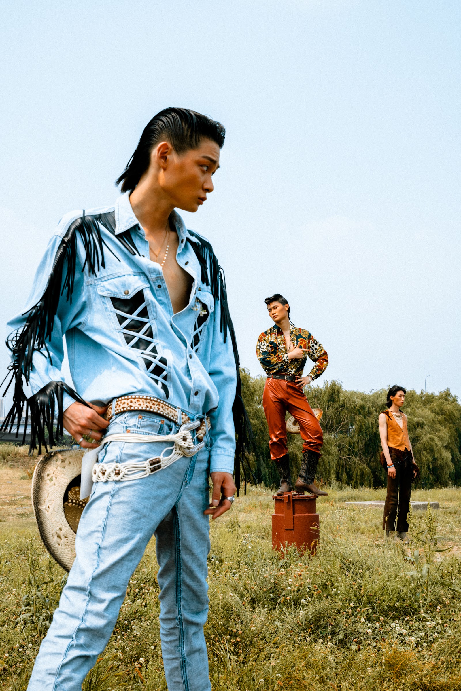 WESTERN BOYS IN FOREST — Look 11