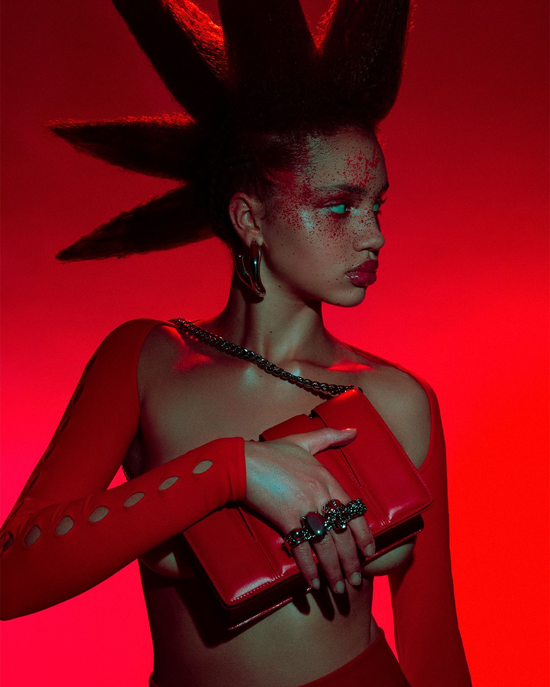 All Red EVERYTHING — PAP Magazine editorial