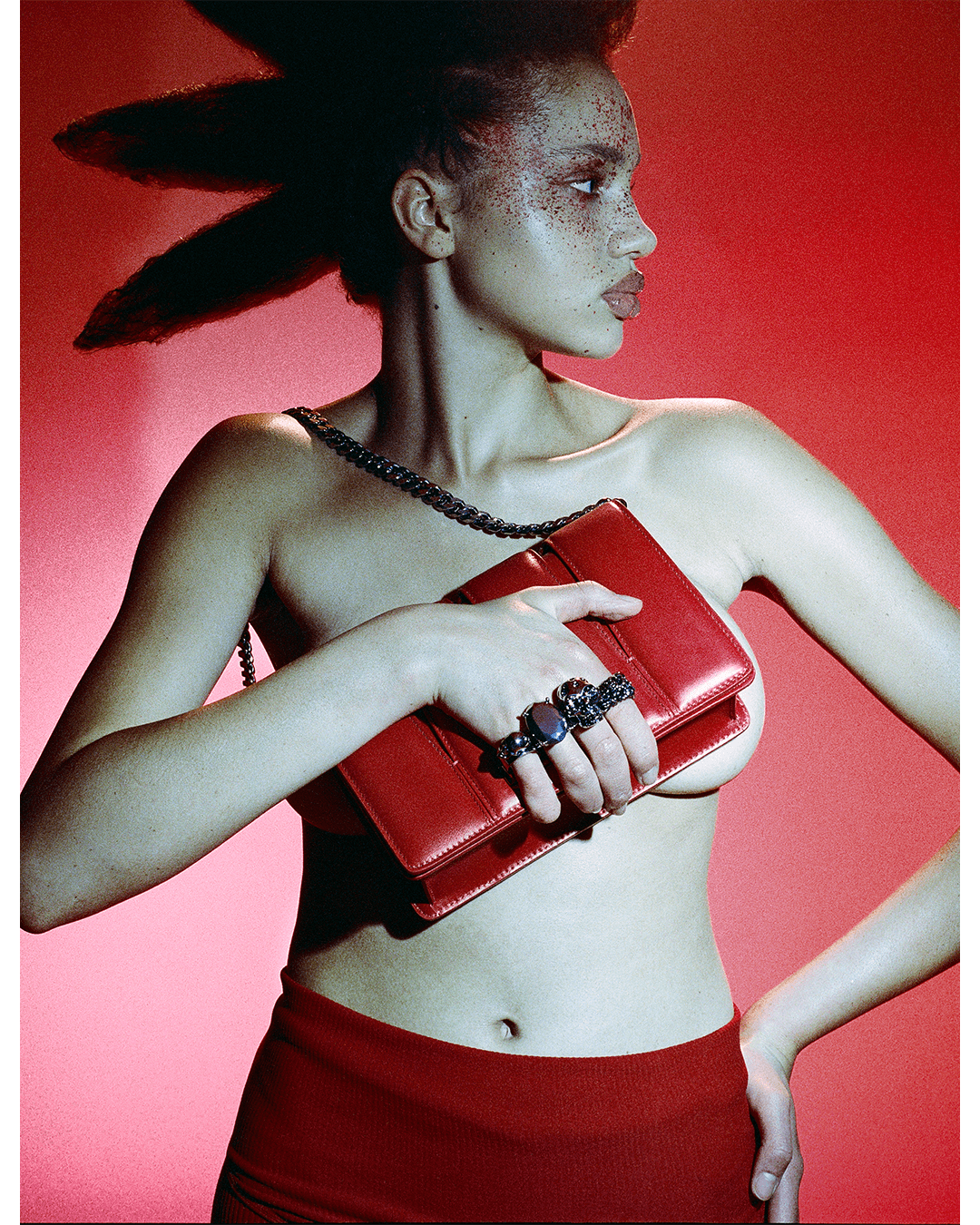 All Red EVERYTHING — Look 2