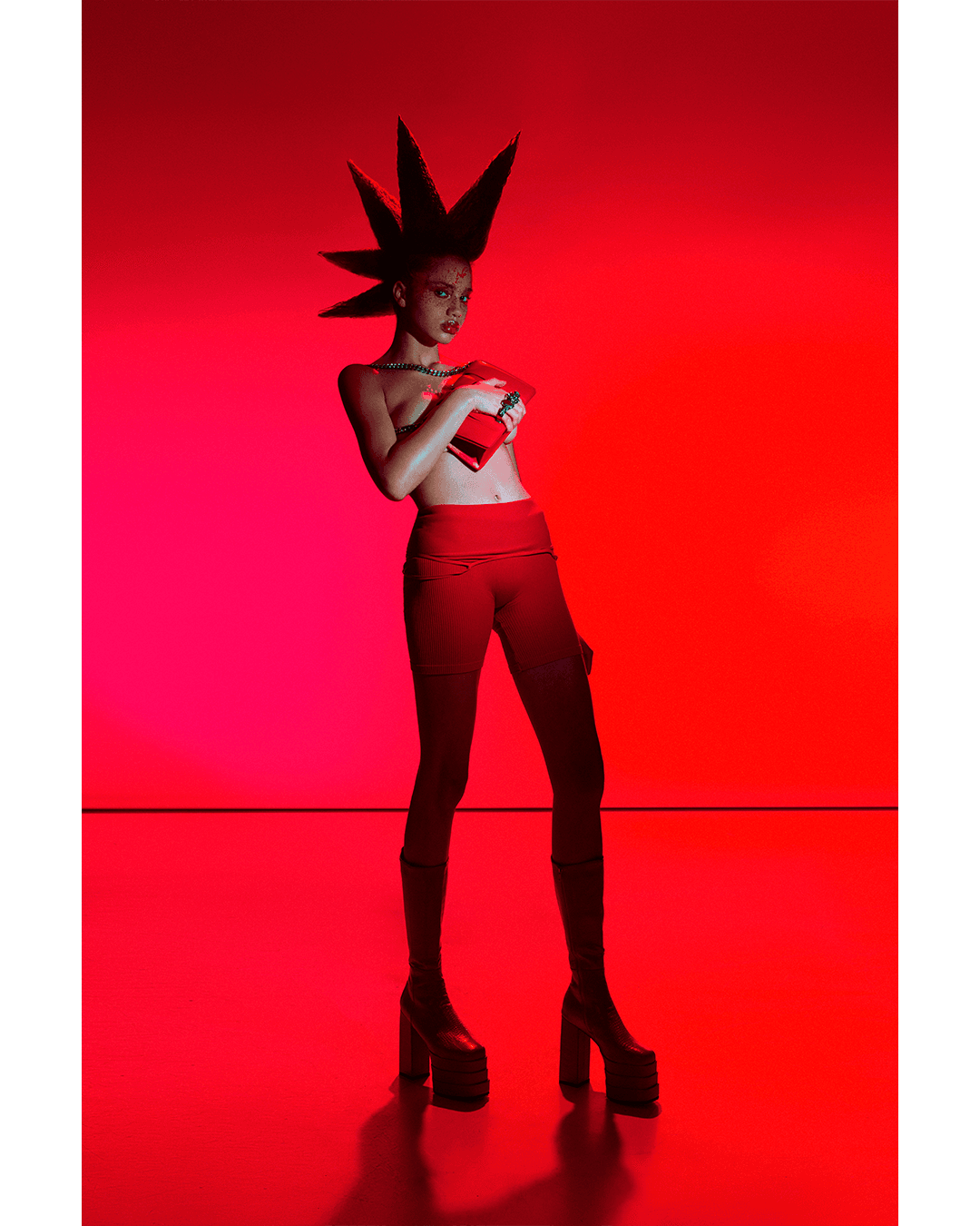 All Red EVERYTHING — Look 3