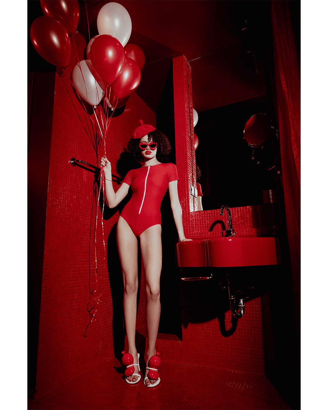All Red EVERYTHING — Look 10
