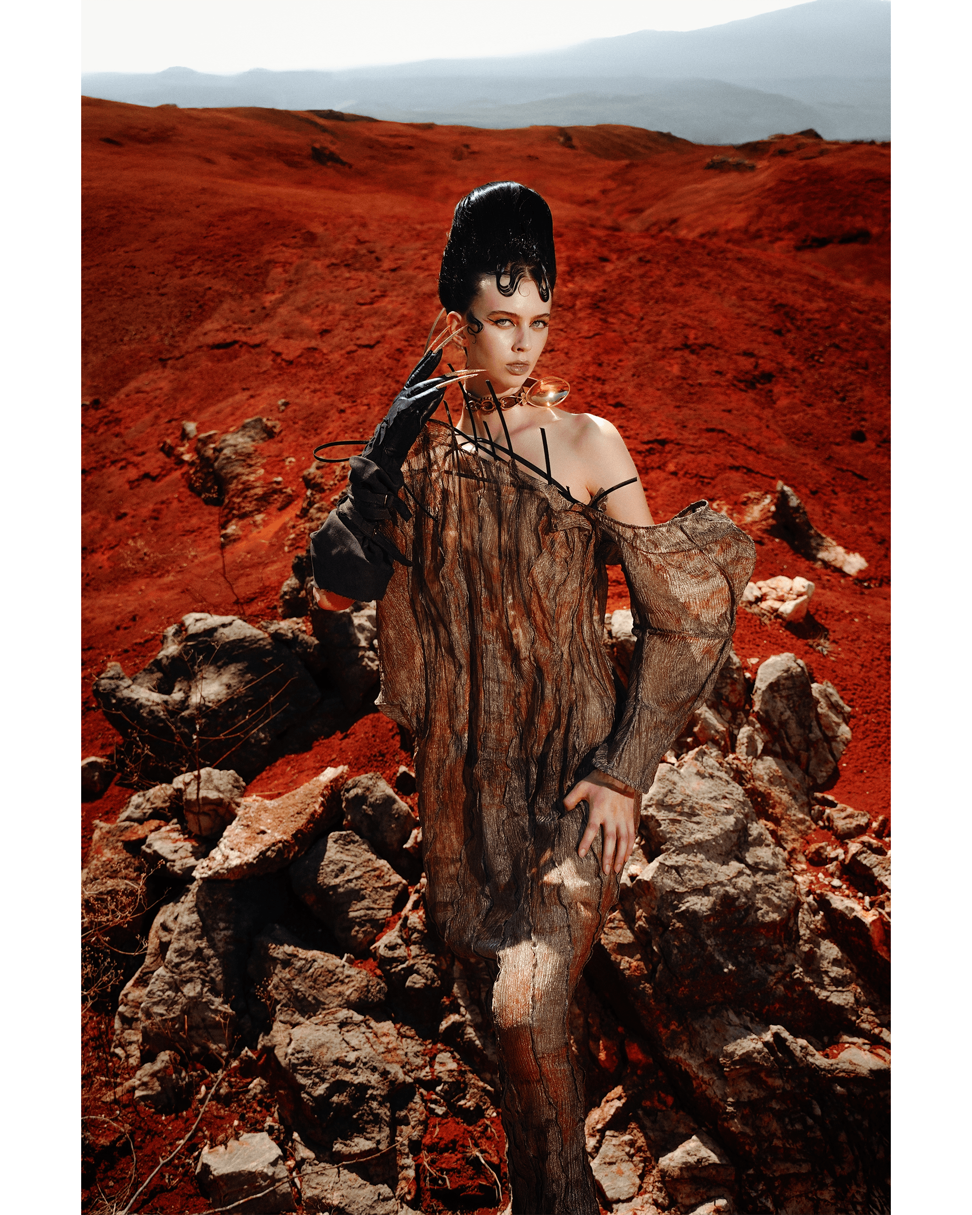 Whispers of Crimson — Look 6
