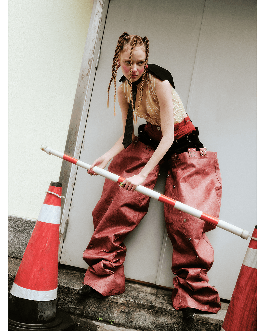 Rebel in rainy day — Look 14