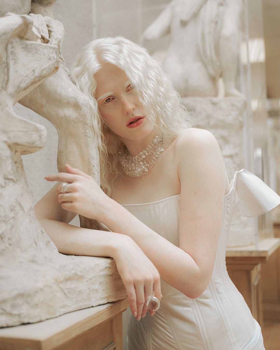 Porcelain & Shadow — Look 2