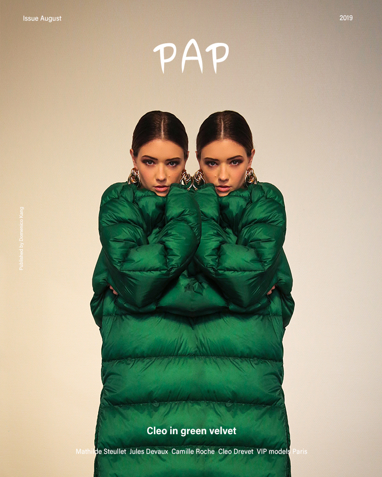 CLEO IN GREEN VELVET — Look 14