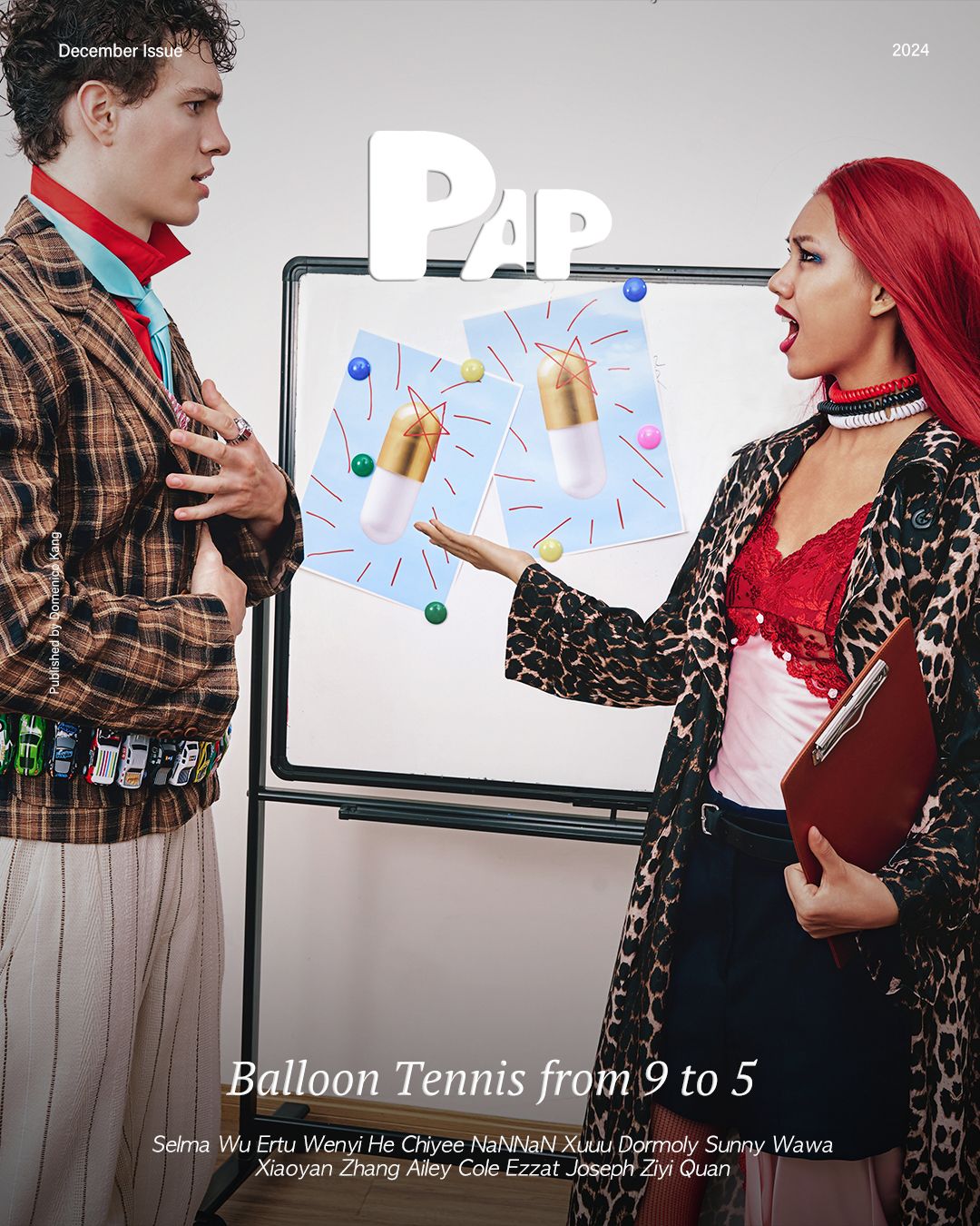 Balloon Tennis from 9 to 5 — Look 1