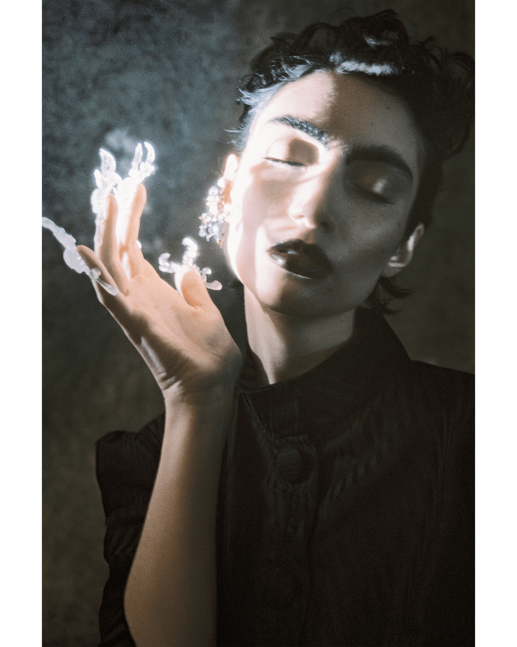 Curious Things in Crimson Light — Look 6