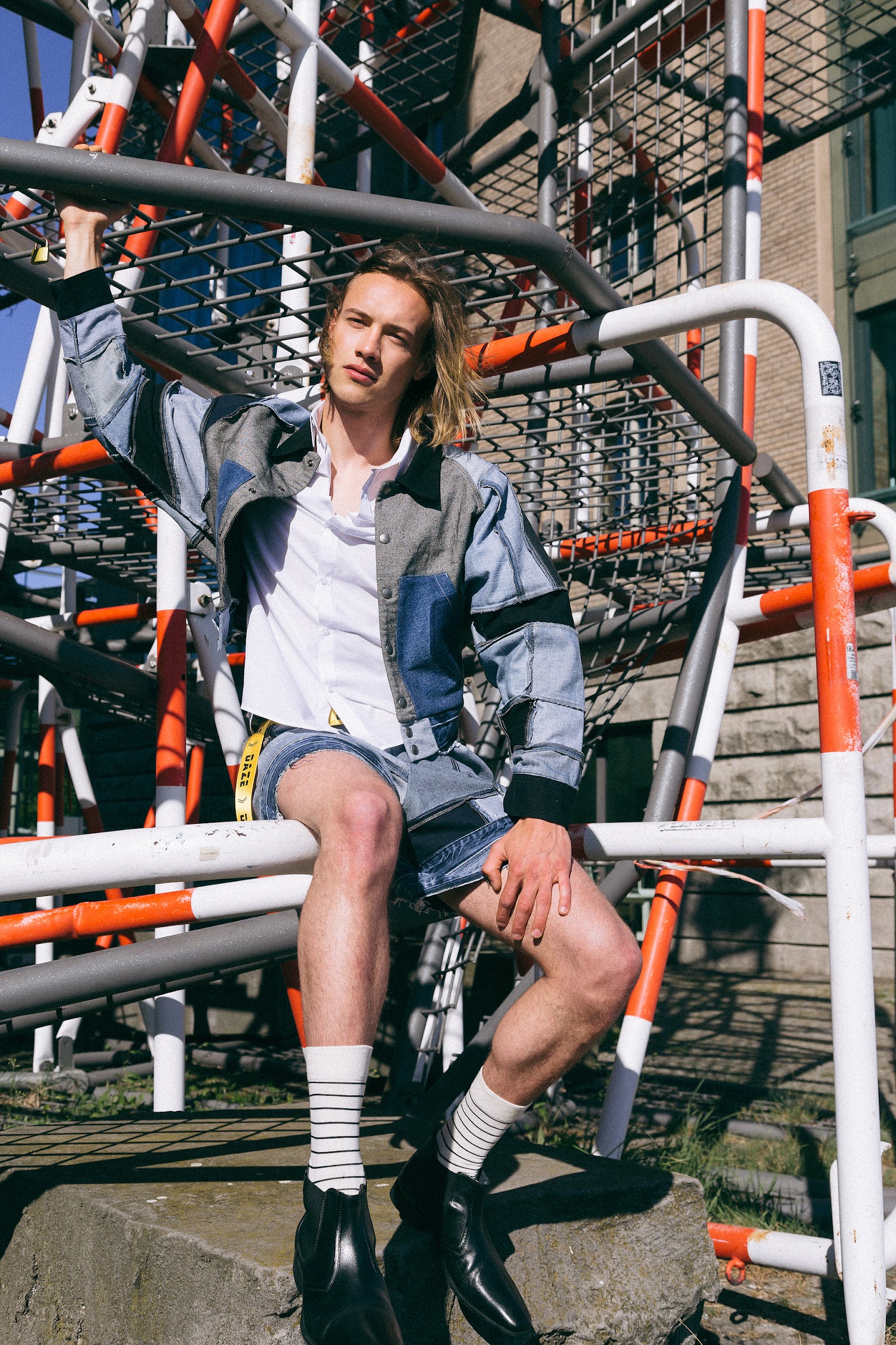 THEIR EMBROIDERED HANDKERCHIEFS WAVING ME OFF — Look 7
