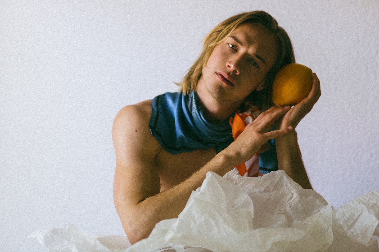 THEIR EMBROIDERED HANDKERCHIEFS WAVING ME OFF — Look 9
