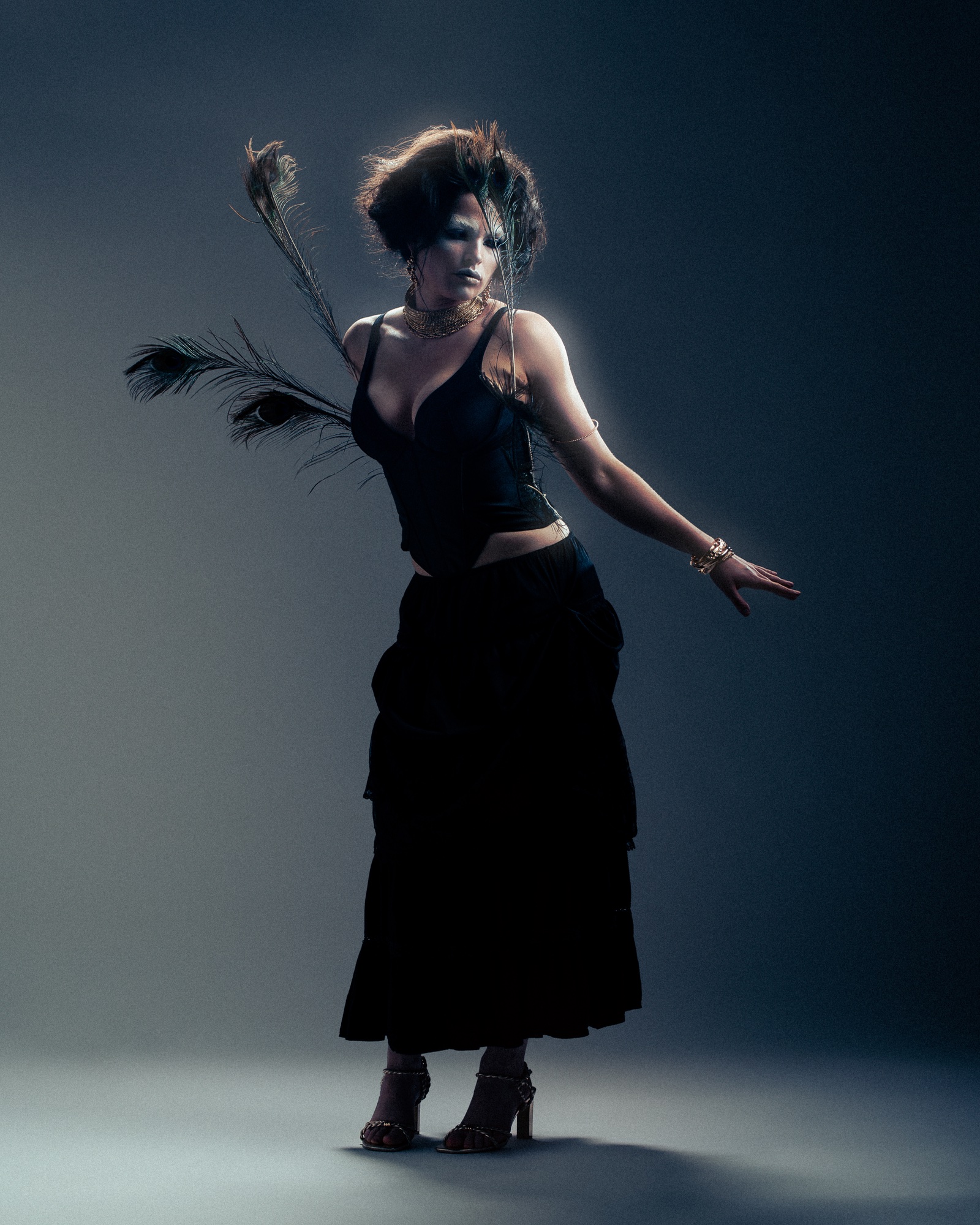 Vanitas — FASHION fashion editorial, Look 1 · x Top, x Skirt, @hm Necklace, @hm Shoes