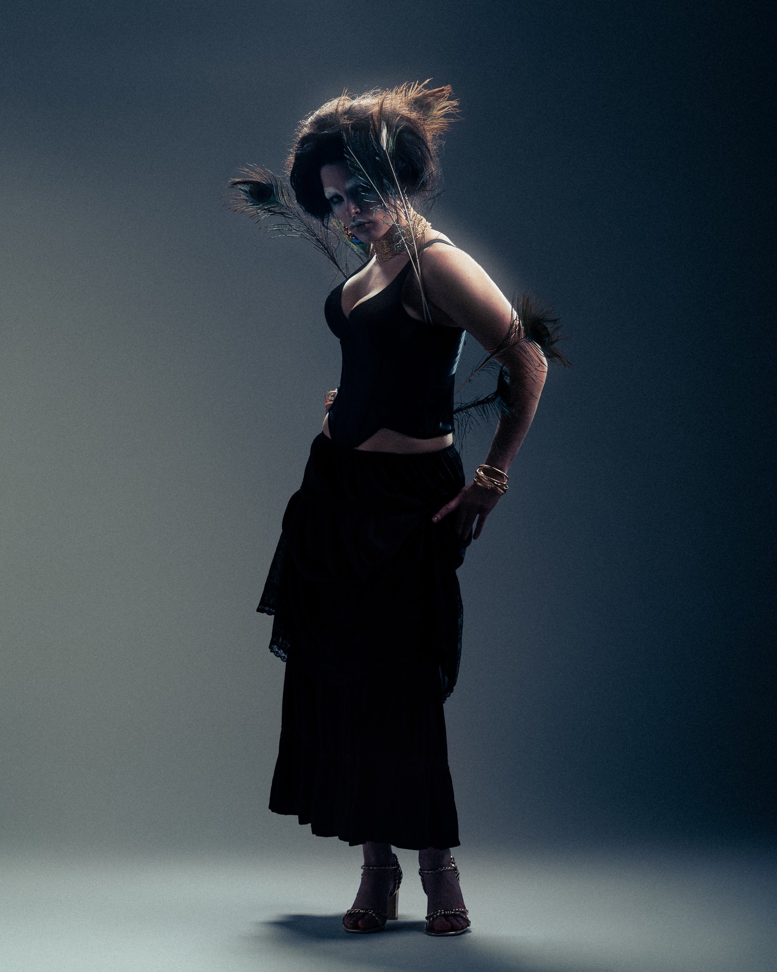 Vanitas — FASHION fashion editorial, Look 2 · x Top, x Skirt, @hm Necklace, @hm Shoes