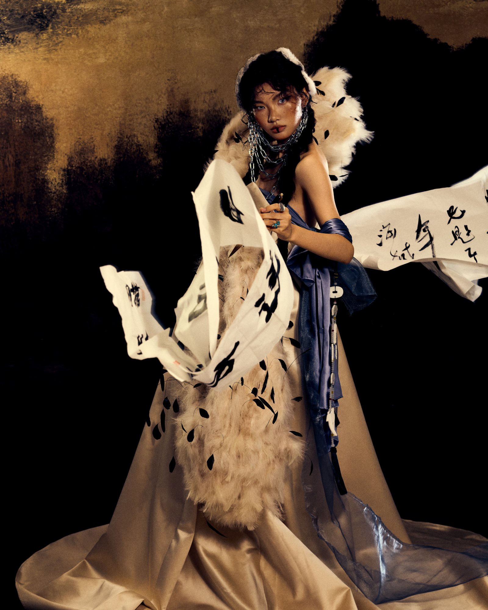 Solitary Jianghu In Four Mortal Phases — FASHION fashion editorial, Look 1 · @shuqigaibridal Dress