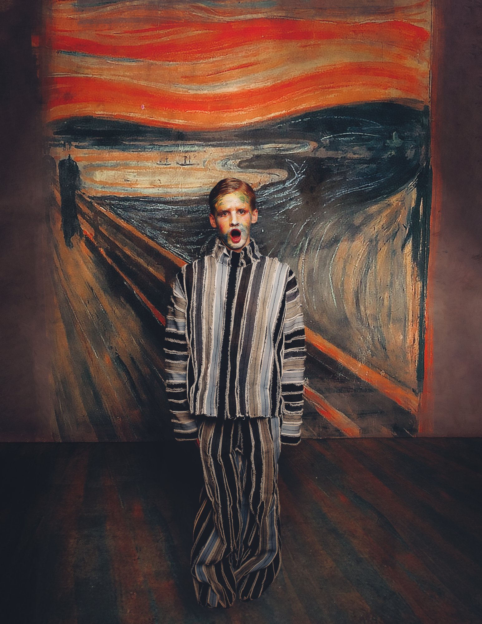 HORS DU CADRE — FASHION fashion editorial, Look 1 · @vicinoraaffaella_ Pants, @vicinoraaffaella_ Top