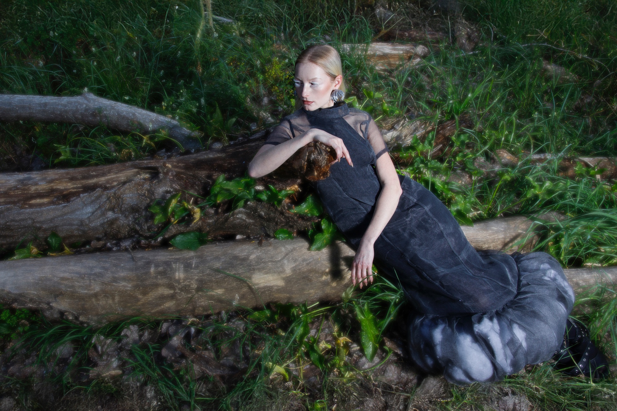 The Wild Side — FASHION fashion editorial, Look 2 · @liavo_design Bodysuit, @maikvrfi Dress, @molina.archivo Earrings, @roberto_cav…